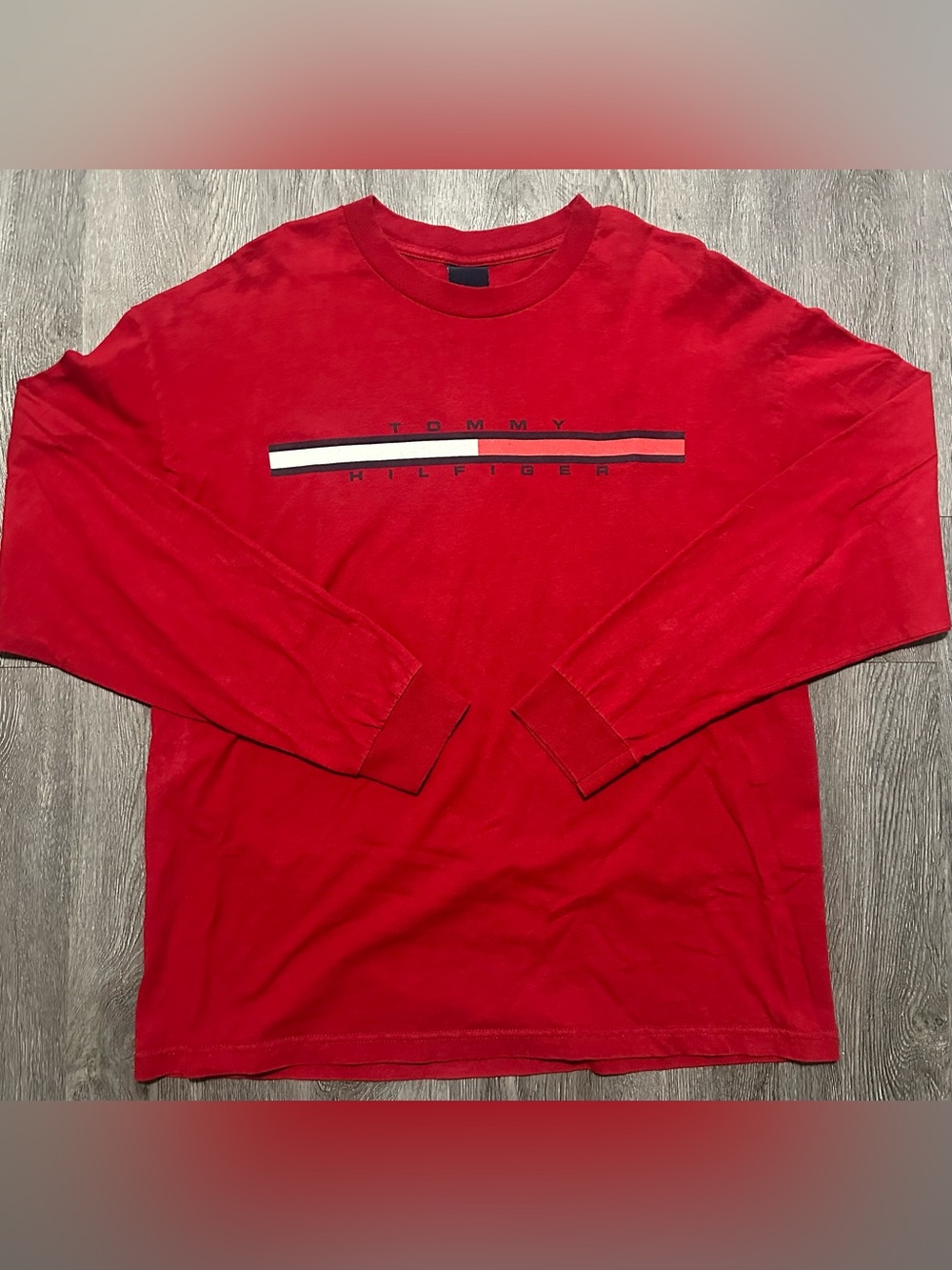 Tommy Hilfiger Retro Chest Stripe Long Sleeve Tee